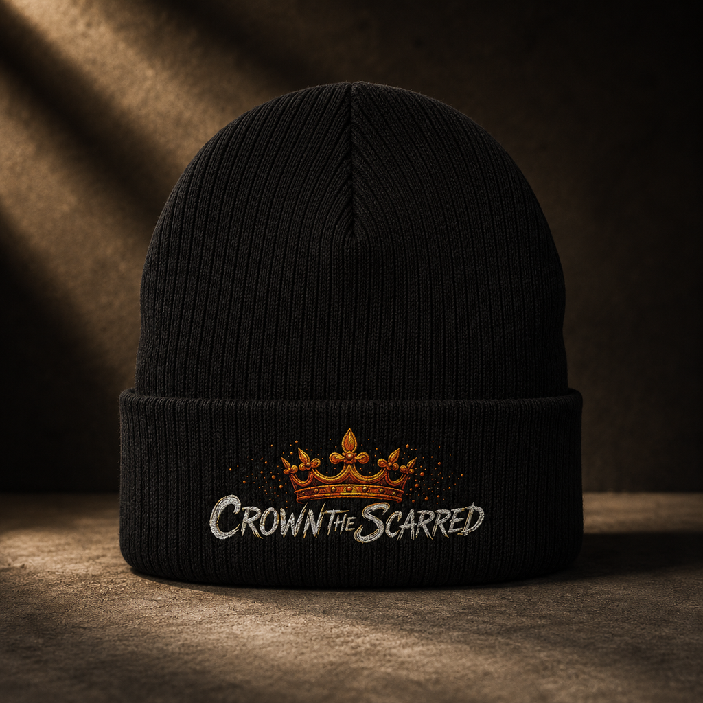 Crown The Scarred Embroidered Beanie