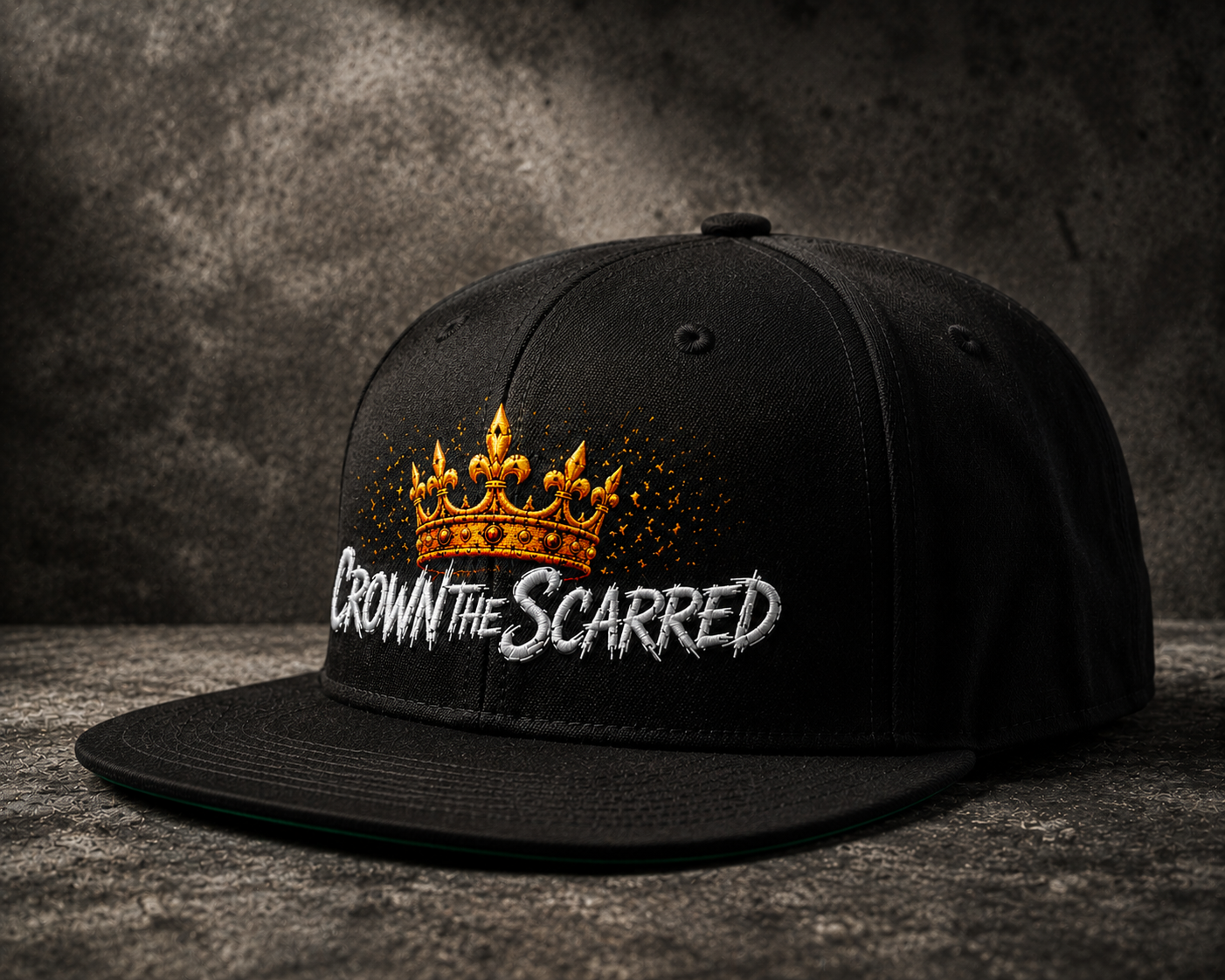 Crown The Scarred Embroidered Snapback